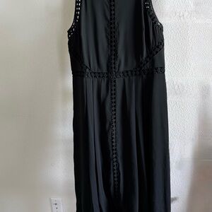 Elegant Black Sleeveless Dress